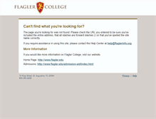 Tablet Screenshot of flaglerinfo.org